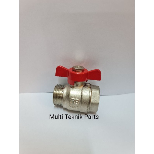 Ball Valve / Stop Kran / Kran Air Drat Luar Dalam / Male x Female PN25 3/4" inch DN20
