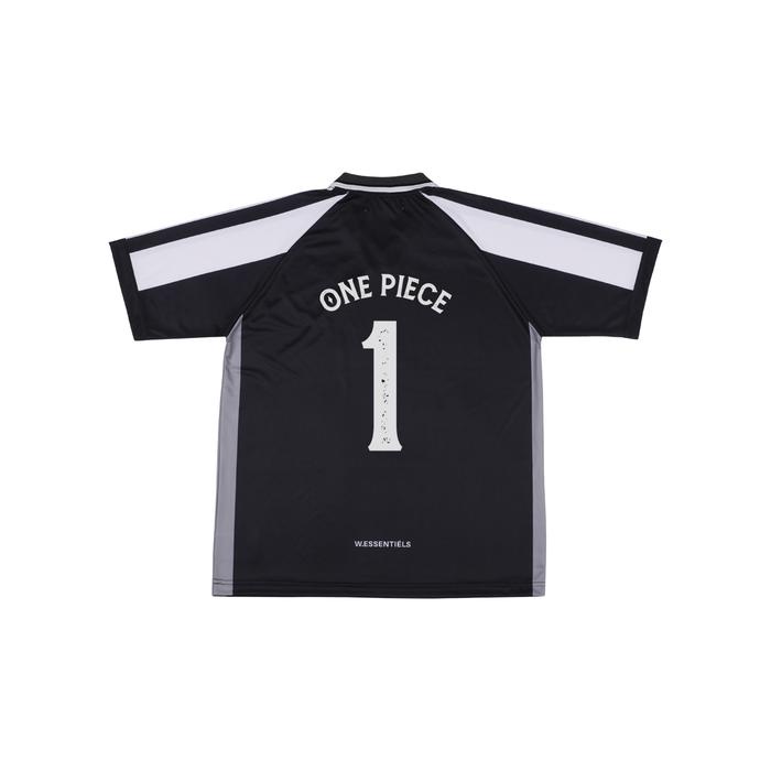 Terbaru W.Essentiels X One Piece Ac Strawhat Home Jersey Noir Black
