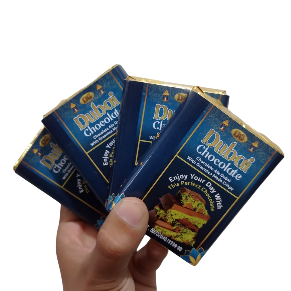 

Coklat Dubai Edisi Ramadhan Puasa Mini 90gr - Makanan Manis Cemilan kunafa coklat lebaran