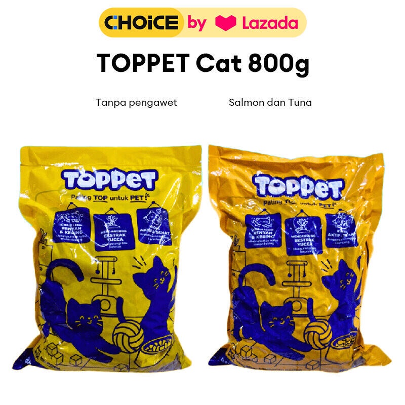 

TOPPET Cat Dry Pet Food 800gr
