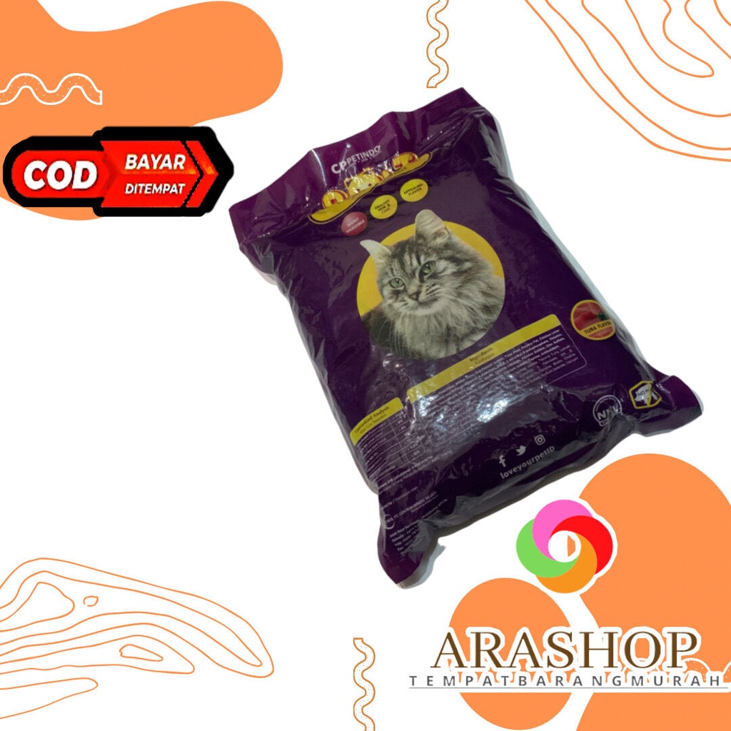 

PROMO MAKANAN KUCING 1 KG BOLT DRY FOOD CAT 1 KG MAKANAN KUCING REPACK 1 KG