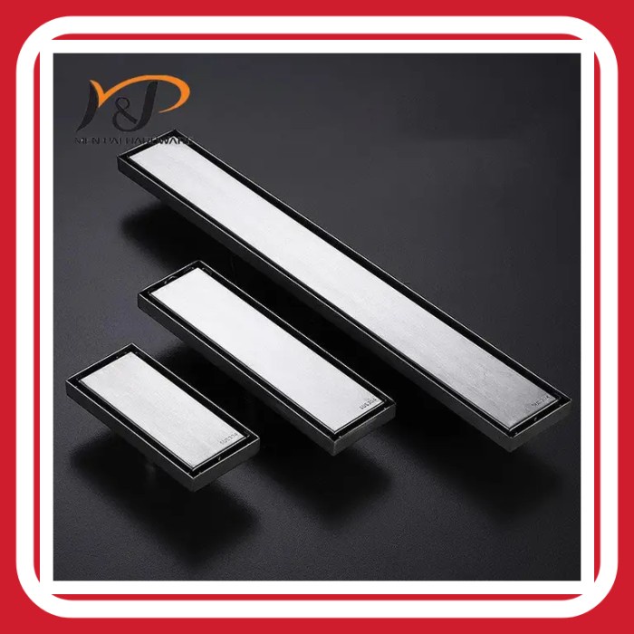 Floor Drain Stainless Sus 304 Persegi Panjang/Anti Bau/Anti Serangga