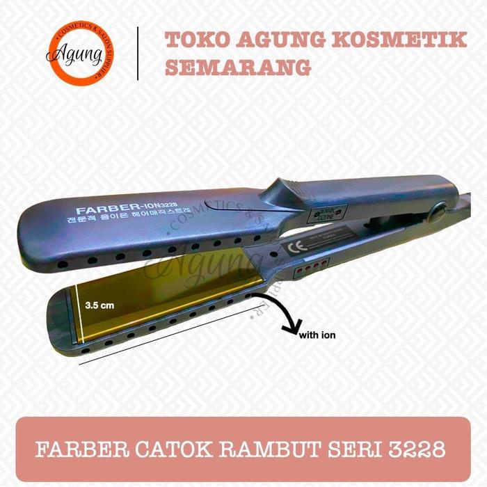 Farber Catok 3228 Catok Rambut Ion Termurah Best Quality Asli 100% Original