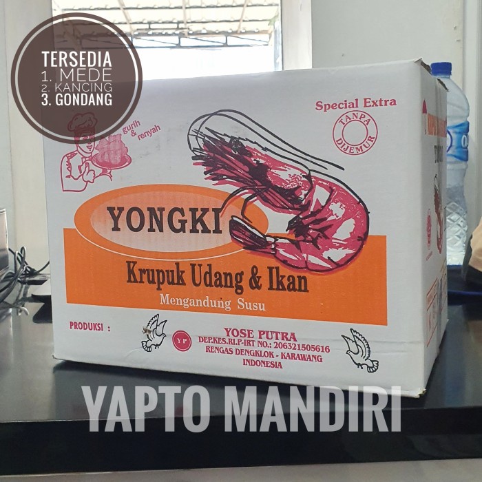 

Kerupuk Udang Yongki (Mede, Kancing, Gondang)