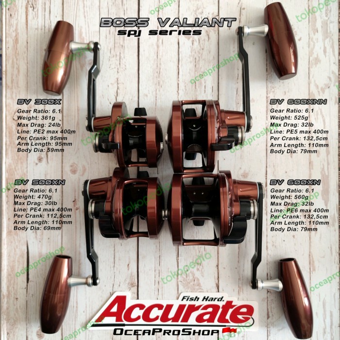 Promo Accurate Boss Valiant Spj Custom Series Brown