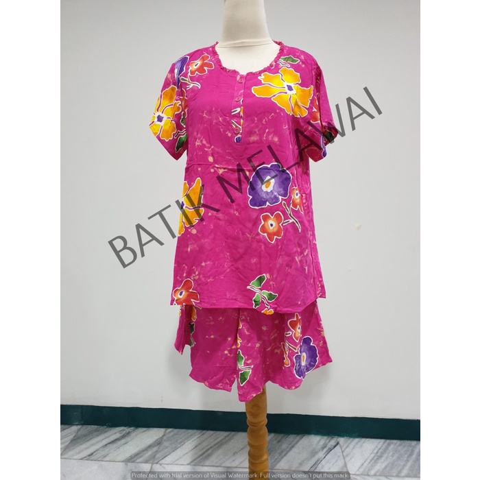 Setelan Batik PREMIUM SUNAN ORI celana pendek tangan pendek XL GUB