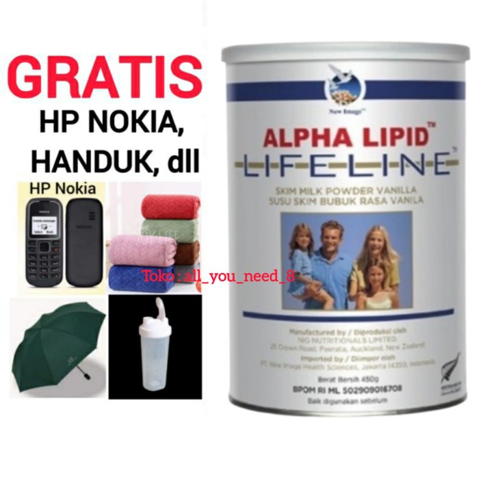 

Susu lifeline alpha lipid colostrum terapi HNP saraf kejepit
