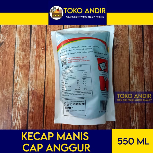 

HJE Kecap Manis Anggur Refill Pouch 550ml [Termurah!!!]