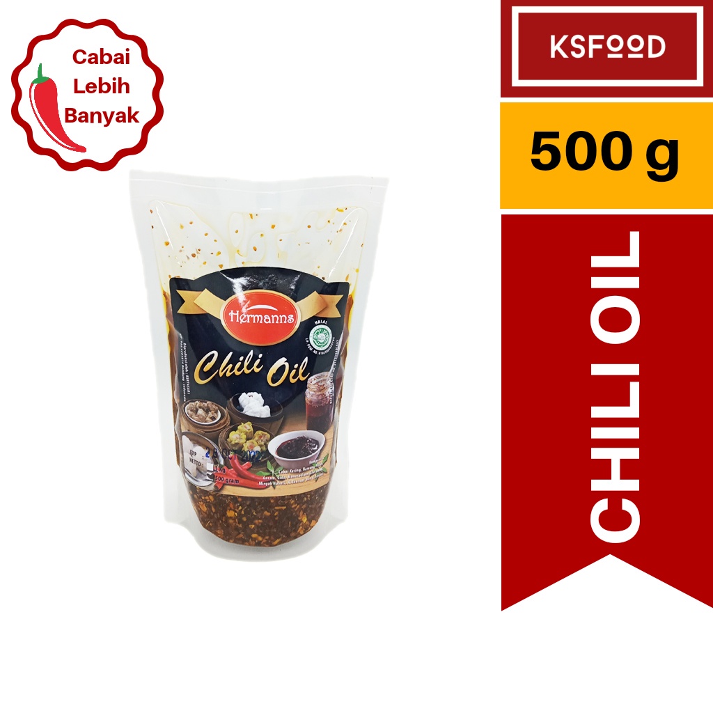 

HJE Chili Oil / Minyak Cabai 500 gram