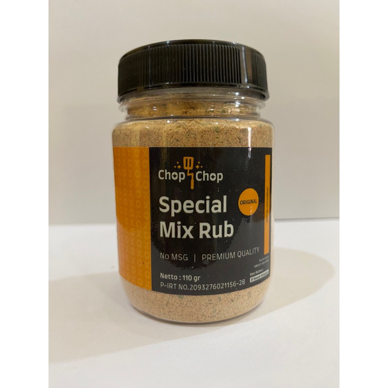

HJE chopchop rub mix rub original 110gr BUMBU SAT SET BUMBU RENDAH KALORI BUMBU DIET BUMBU INSTAN