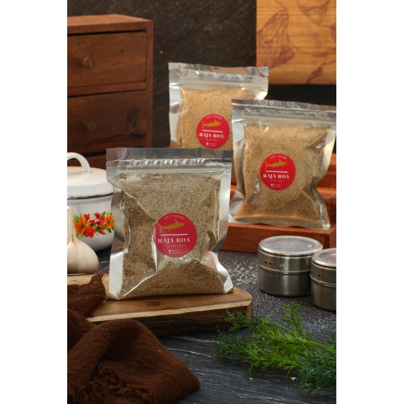 

HJE Ikan Roa Asap Tumbuk Halus Badan Asli Manado Bahan Sambal Roa