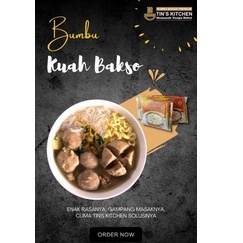 

HJE Bumbu Sop Iga Ayam Kuah Bakso Tin's Kitchen Kemasan Unyu toples