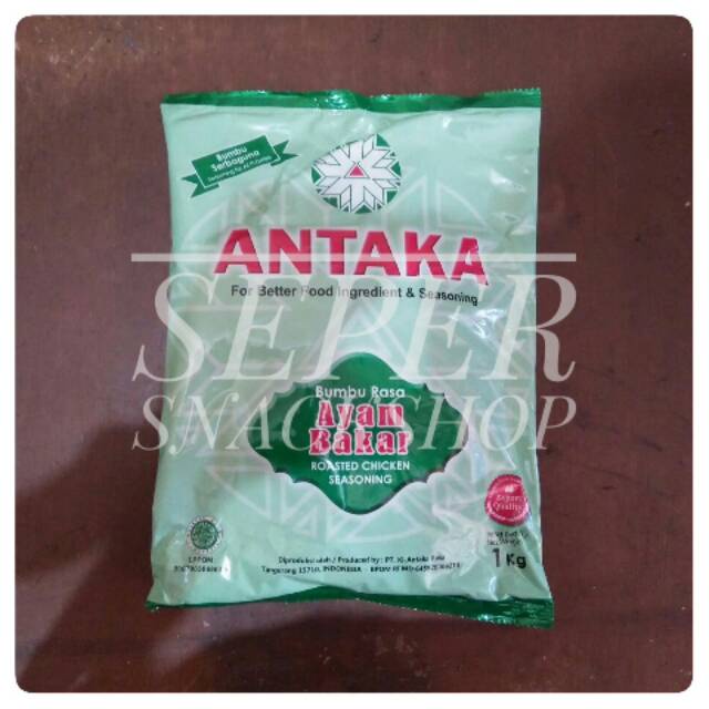 

HJE BUMBU TABUR INSTANT / BUMBU MASAK / BUMBU TABUR ANEKA RASA ANTAKA AYAM BAKAR 1 KG