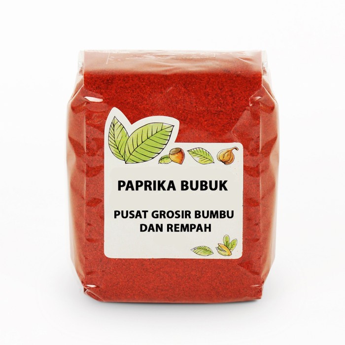 

HJE Paprika Bubuk 1 kg / Paprika Powder 1 kg Paprika Bubuk Harga Grosir