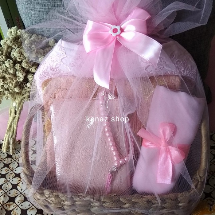 Paket Seserahan Mahar Hantaran Pernikahan Gift Mukena Sajadah