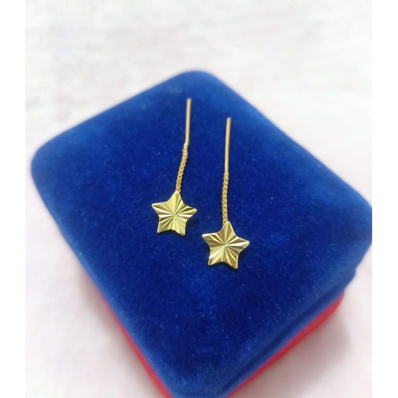 ANTING JARUM PERAK 925 LAPIS MAS