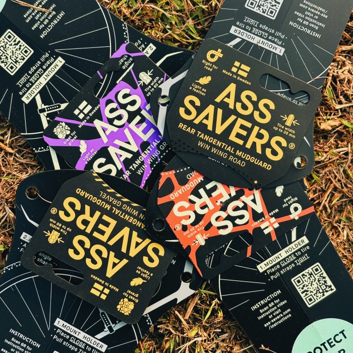 ASS SAVER Rear Mudguard vers. 2 WIN WING for Road