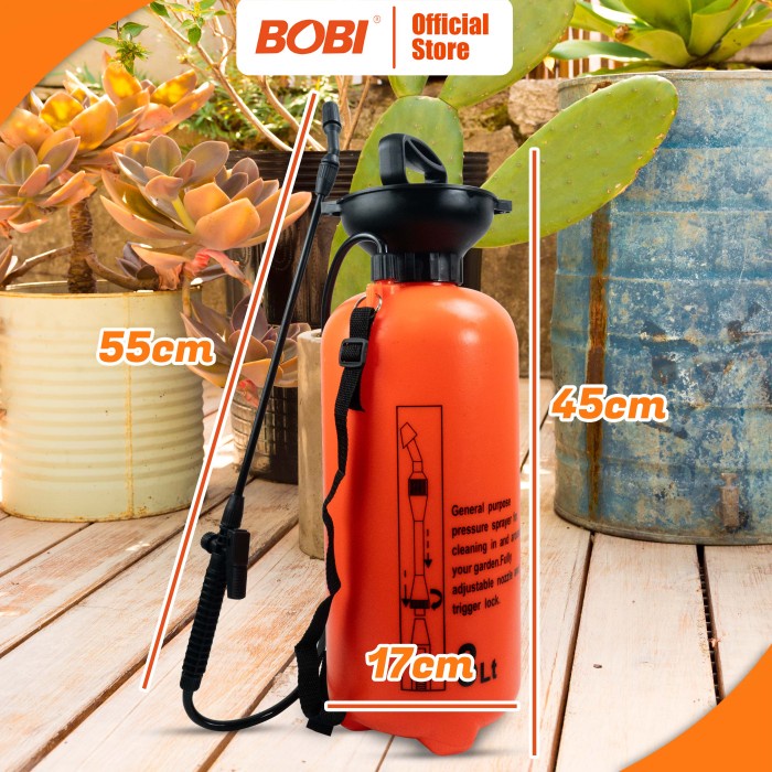 High Pressure Sprayer Manual Model Gendongan, Semprotan Hama, Sprayer Untuk Tanaman 3 Liter, 5 Liter