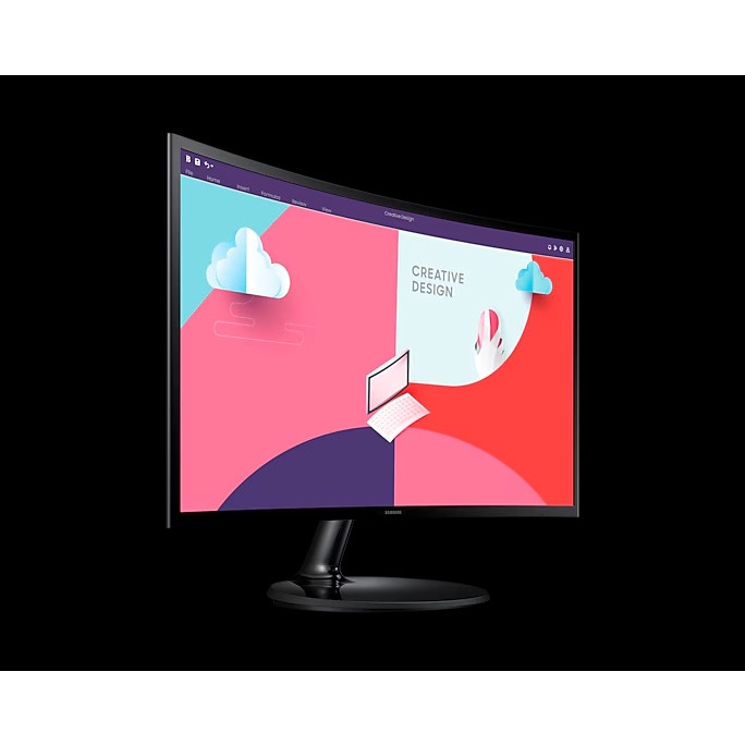 LED MONITOR GAMING SAMSUNG 24" CURVE CF390 24INCH CURVED Unit Baru / Segel