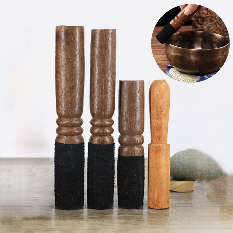 12/12.5/13cm Tibetan Singing Bowl Leather Stick Handmade Tibetan Buddhist Meditation Singing Bowl Le