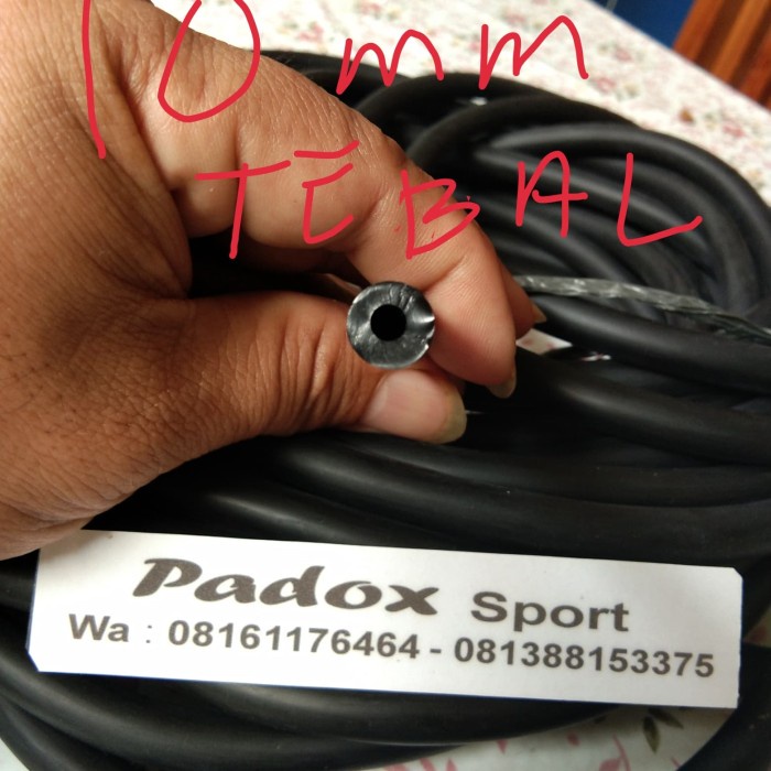 karet speargun 10mm tebal rubber band spearfishing tembak ikan padox