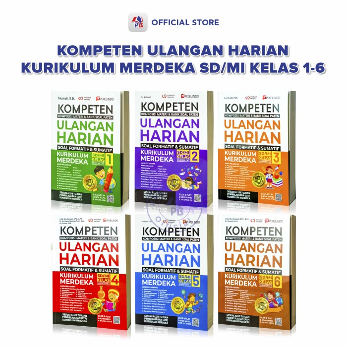 

Buku Kompeten Ulangan Harian Kurikulum Merdeka Sd/Mi Kelas 1 - 6 / Ar-Ruzz Media - Arm