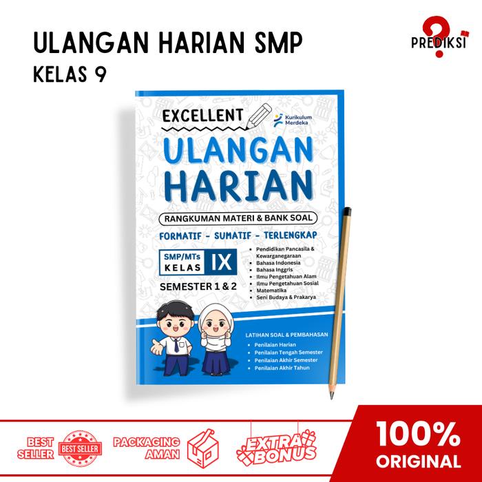 

Buku Excellent Ulangan Harian Smp/Mts Kelas Ix Semester 1 & 2 - Garda Cendekia