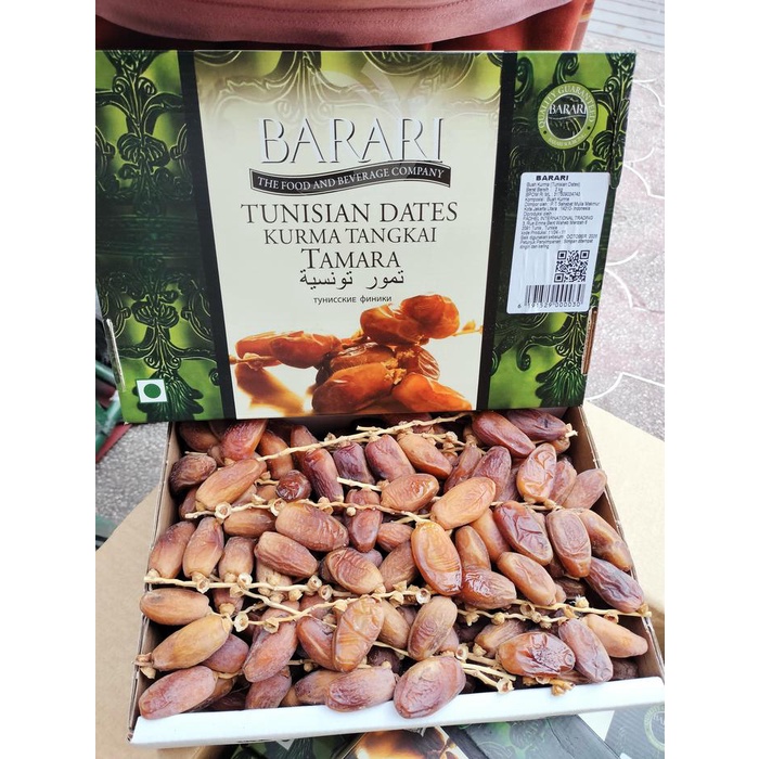 

Kurma Barari Tunisia Tangkai 2kg Fresh Kurma Tunis Madu Premium 2 kg Barari Exp 2026 PANEN BARU
