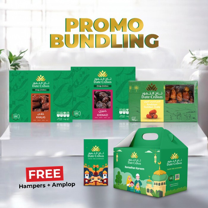 

Promo Bundling Kurma Date Crown Gratis Hampers dan Amplop