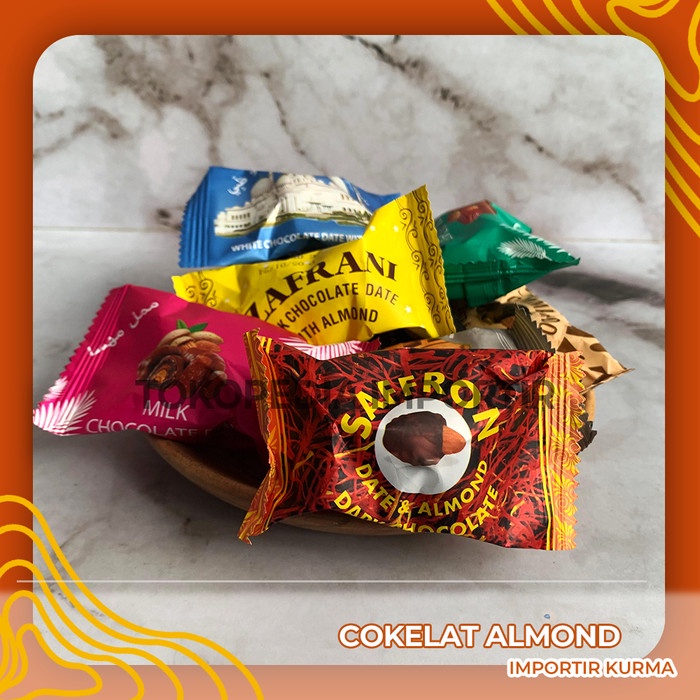 

COKLAT ISI KURMA ALMOND MIX 1KG CHOCOLATE DATES WITH ALMOND