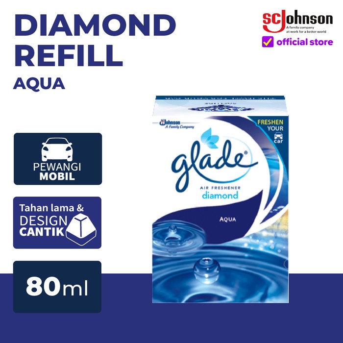 TOP" GLADE DIAMOND AQUA REFILL 80ML