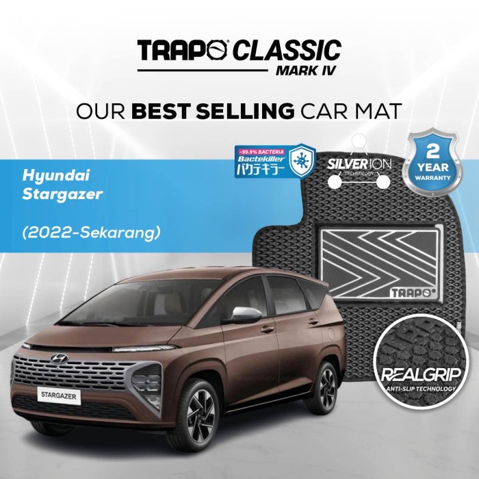 TOP" KARPET MOBIL TRAPO HYUNDAI STARGAZER (2022-SEKARANG)