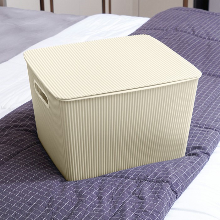 ADT- AZKO Stora Doric Kotak Penyimpanan Dengan Tutup Kotak Serbaguna Plastik Wadah Simpan