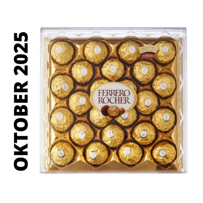 

Promo Ferrero Rocher Chocolate Isi 24 (T24) Ready
