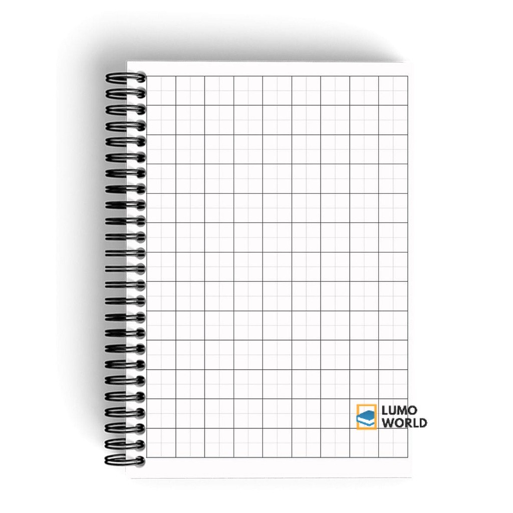 

IK! Notebook Cover Tebal A5/Buku Kotak-KotakMandarin/Spiral Kawat Love