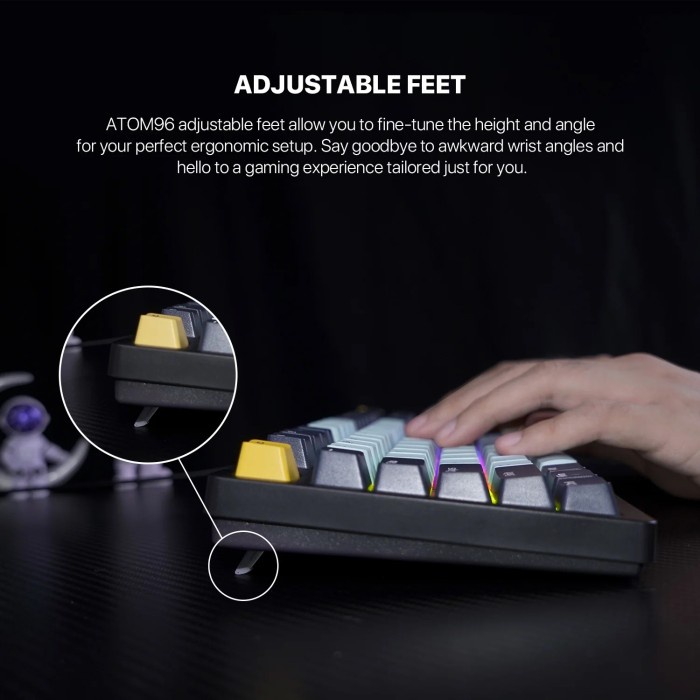 [Good] Fantech Keyboard Mechanical ATOM96 MK890V2