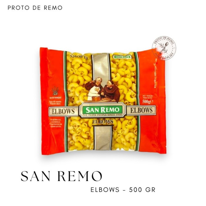 

Ready Pasta Elbow Macaroni San Remo 500Gr