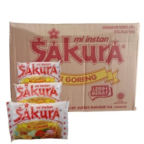 

Ready Mie Sakura Goreng Mi Instan 1 Dus