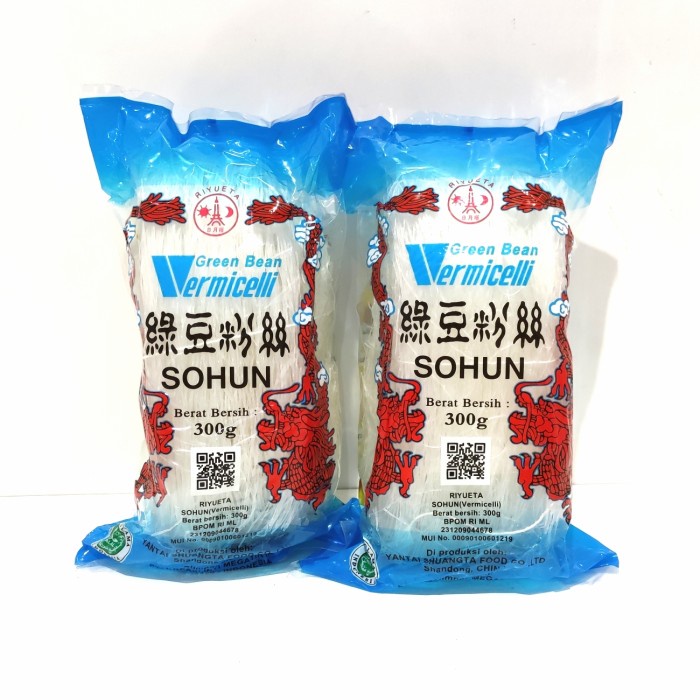 

Ready Sohun Naga Green Bean Vermicelli 300 Gr Soun Naga Kacang Hijau Riyueta