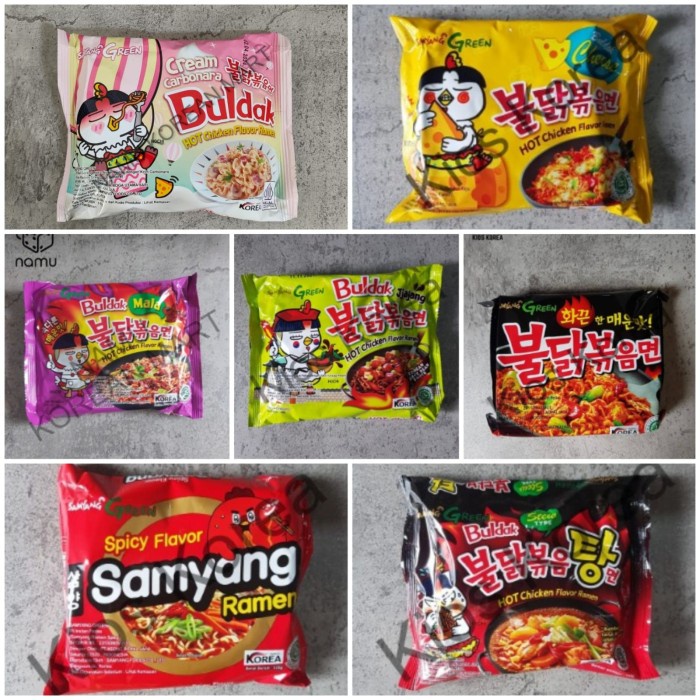 

Ready Samyang Ramen Original / Jjajang / Stew / Cheese / Spicy Soup Halal
