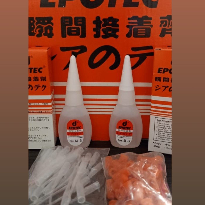 

READY STOK LEM EPOTEC / APOTEC MEREK J /LEM SERBA GUNA/50PCS READYY