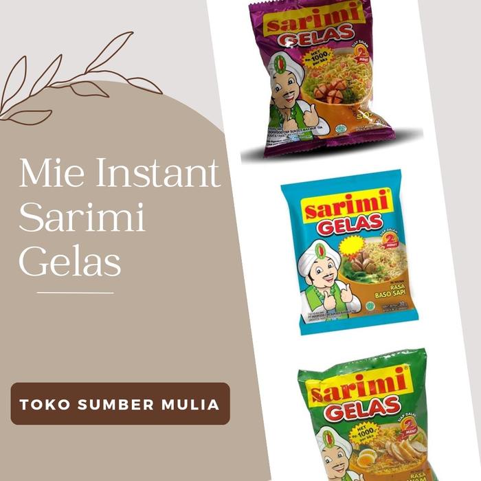 

Ready Mie Instant Sarimi Gelas Renteng