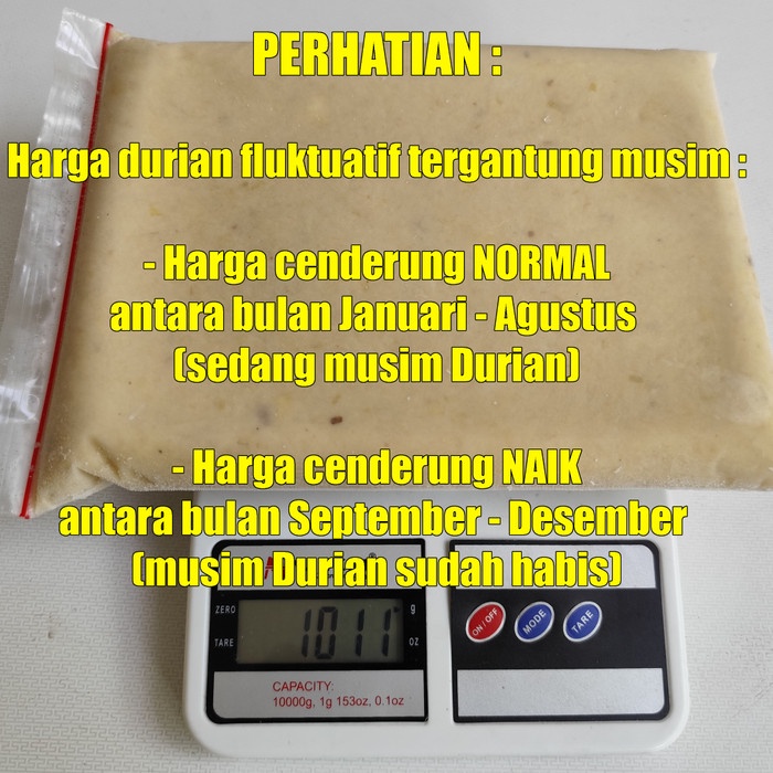 

HJK Daging Durian 1 Kg