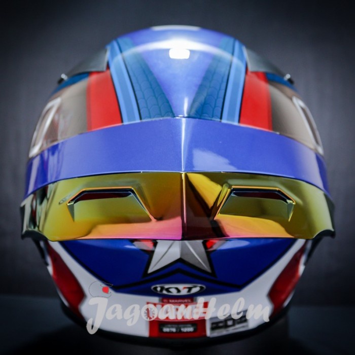 ready stok spoiler rtf helm kyt 3d ttcourse polycarbonat tt course original