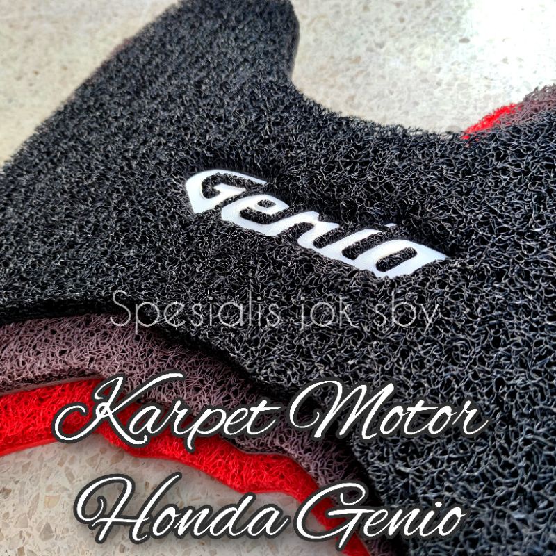 TERLARIS Karpet Genio - Karpet Motor Genio - Karpet Motor Honda Genio - Keset Motor Honda Genio