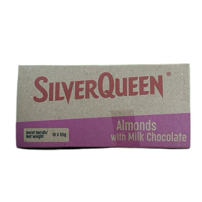 

Promo Promo Promo Silverqueen 55Gr Cashew Almond Chocolate Hampers Coklat Silver Queen Mede Food