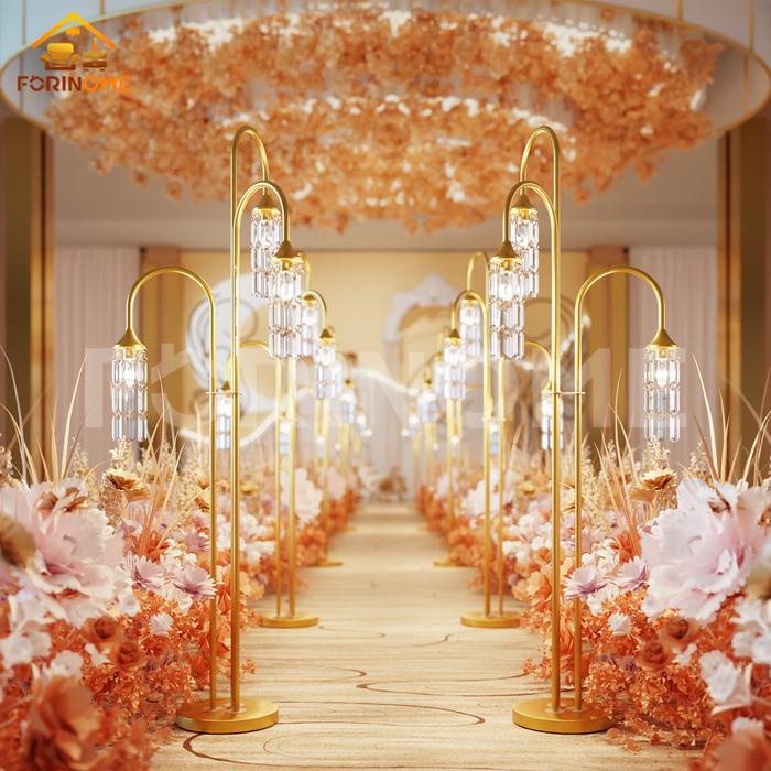 2 Set Lampu Dekorasi Pelaminan Rumbai Lampu Dekorasi Wedding 150Cm Standing Lampu Dekorasi Lampu