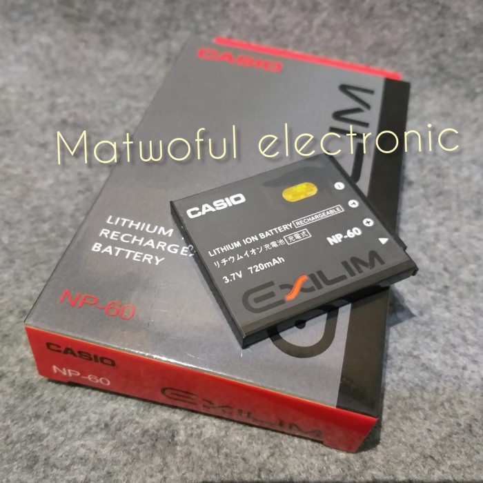 Terbatas Baterai + Charger Casio Ex-Z80, Z85, Z90, Z9