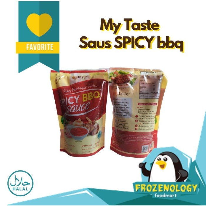 

HJK Saus SPICY Barbeque My Taste BBQ Sauce 500 gr Saos Panggang Grill