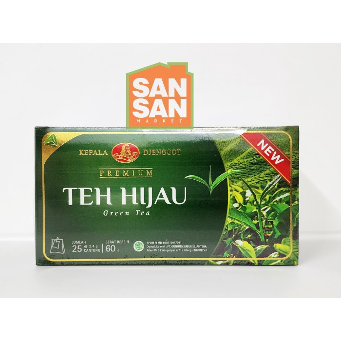 

( PROMO ) Cap Kepala Djenggot Jenggot Teh Hijau Premium isi 25 Teh Diet BEST SELLER